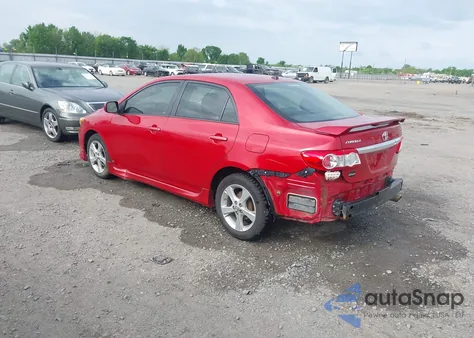 2012 Toyota Corolla S из США, поврежденный, VIN 5YFBU4EE7CP065527